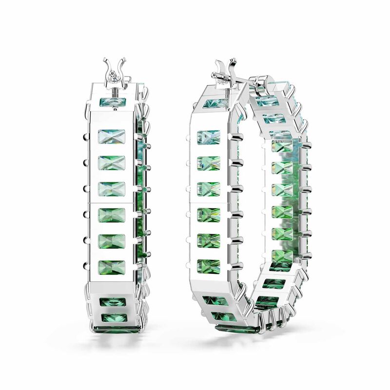 Swarovski Matrix Hoop Earrings image number 1